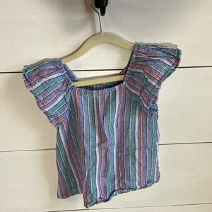 Gap Girls Colorful Striped Blouse